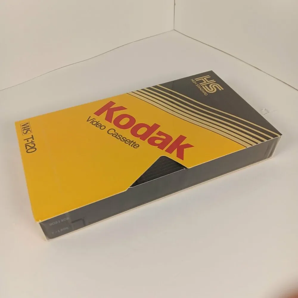 Kodak High Standard T-120 VHS Video Cassette Tape Blank 6 Hours Sealed Vintage